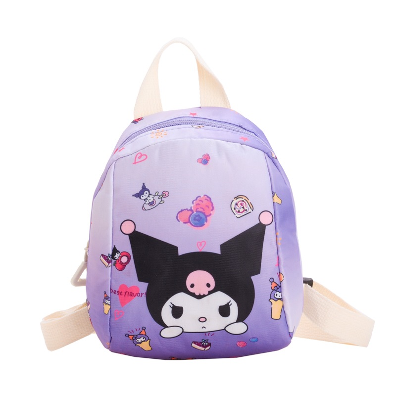 Korean cartoon kindergarten schoolbags, fashionable anime children's backbags, cute children's schoolbags, trendy nylon backpacks Item Picture