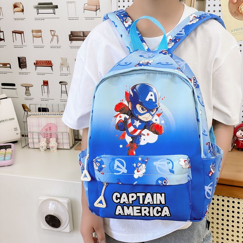 Marvel children's backpacks, cartoon schoolbags, Iron Man boys' backpacks, fashionable Batman backpacks, Spider-Man backpacks Application Scenario