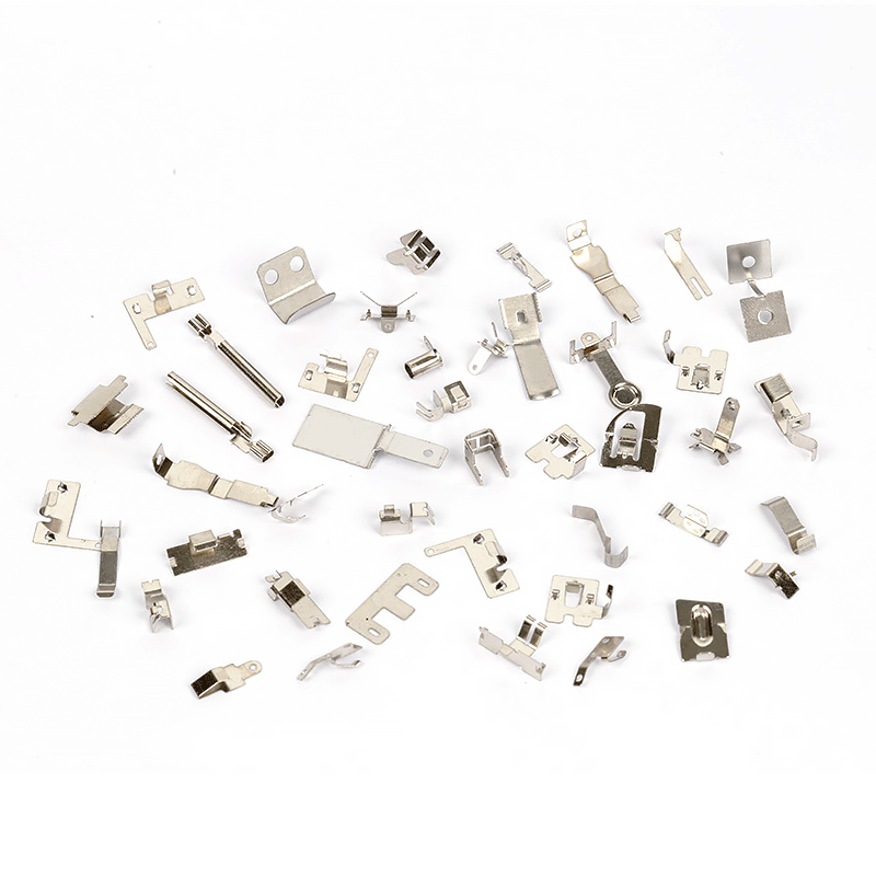 Supply stainless steel and manganese steel stamping spring plates, 65mn spring steel plates, V-shaped beryllium copper contact spring plates full figure