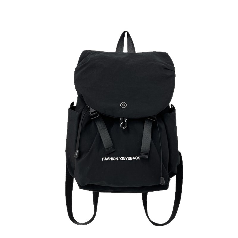 A new high-appearancelevel college style color-blocking backpack for junior and senior high school students, which is casual, simple, lightweight, versatile and has a large capacity Item Picture
