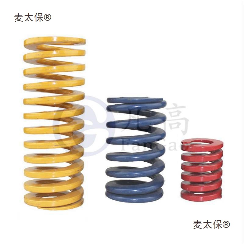 Compression spring, tension spring, vibrating screen spring, mechanical extra-large special-shaped shock-absorbing spring factory Maitaibao Specification drawing