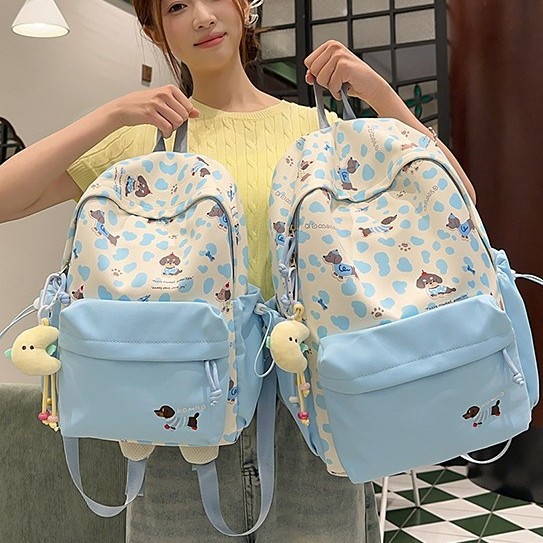 High-appearance-level summer new forest-style fresh and sweet girl backpack and Japanese-style cute middle school student backpack full figure