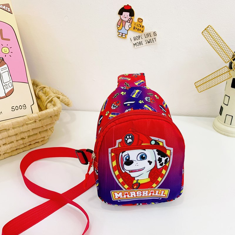 A new winter children's cartoon and animated dog woof Woof print crossbody bag for kindergarten casual outings details Picture