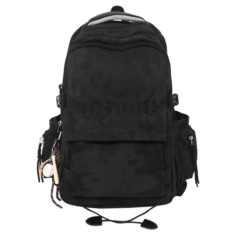 Male college students' high appearance level, niche design sense, simple and large capacity commuting backpack, female high school students' backpack Item Picture
