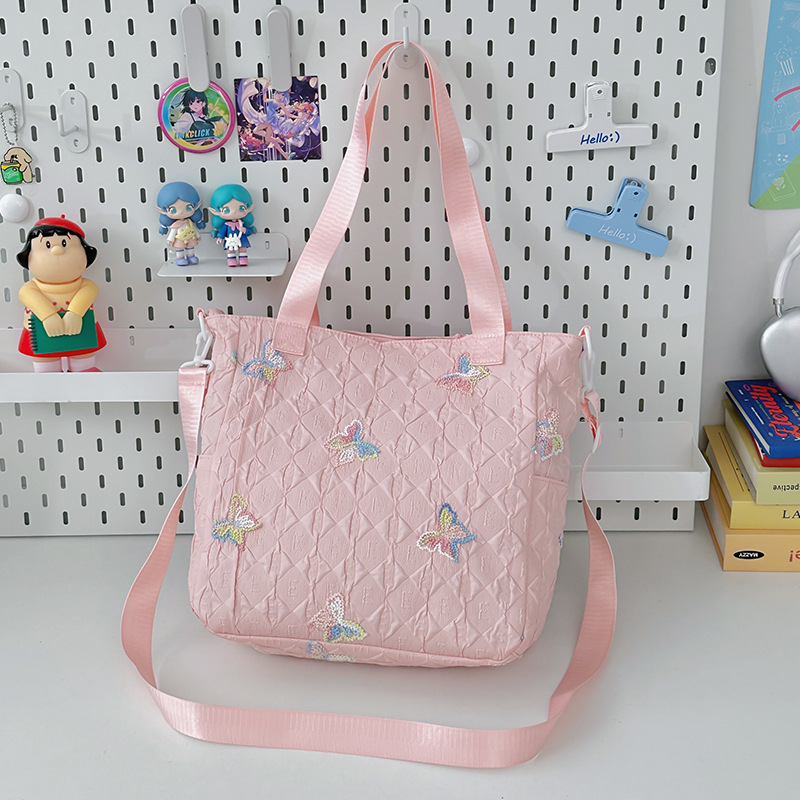 A new high-quality Japanese ins fresh and sweet candy-colored tutorial bag for girls, a lightweight spring outing travel crossbody bag Specification drawing