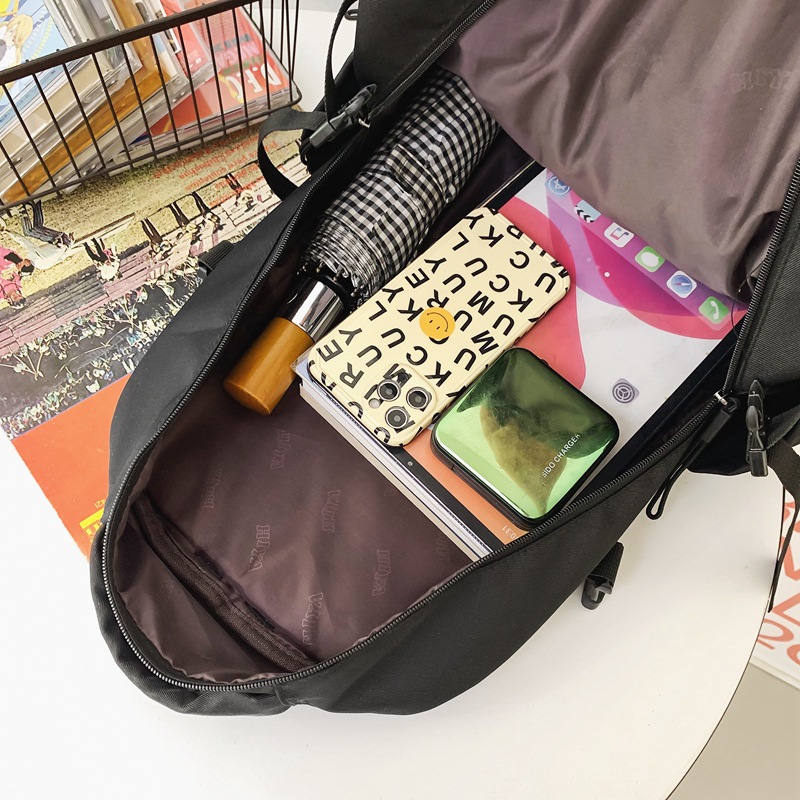 A new high-appearance-level, fresh and sweet backpack for couples from Korean Instagram, featuring a simple and lightweight travel backpack with a large capacity Application Scenario