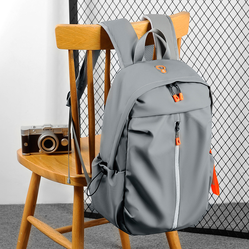 New cross-border backpacks for men, large-capacity water-resistant computer bags, backpacks, casual backpacks, and simple travel bags details Picture