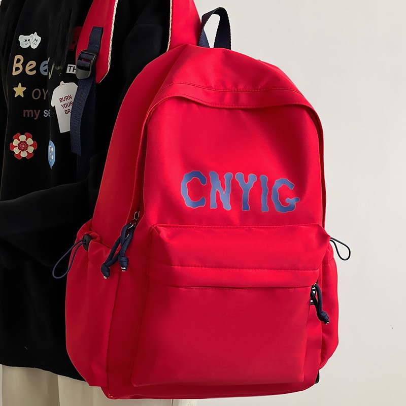 The 2025 new style backpack is a trendy casual travel bag with large capacity and high appearance level. It is a fashionable backpack for grades 1 to 6 details Picture