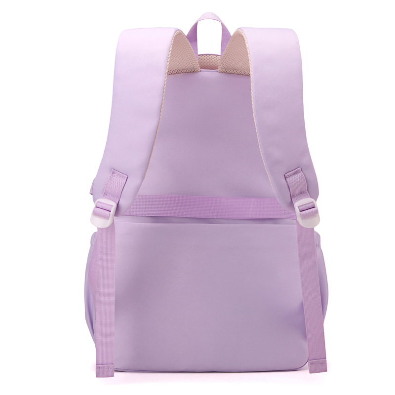 New type of schoolbag for primary school students, Korean version for junior high school students, high appearance level, large capacity, lightweight and load-reducing backpack for grades 3-6 Specification drawing