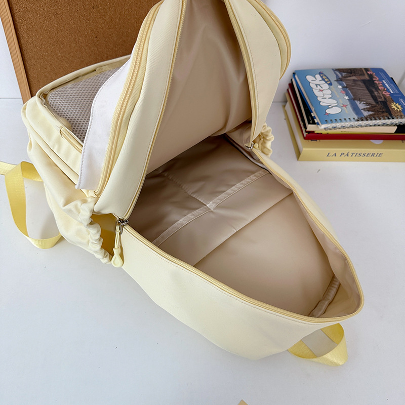 Korean style Instagram fresh and cute girl backpack, versatile backpack, cute transparent pain-relieving bag, primary and secondary school schoolbag Application Scenario