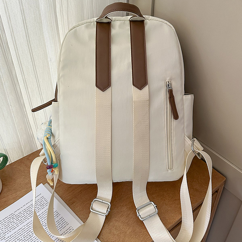 The new summer style of cute and girlish dopamine mini backpack is a versatile and casual backpack for college students' classes Specification drawing