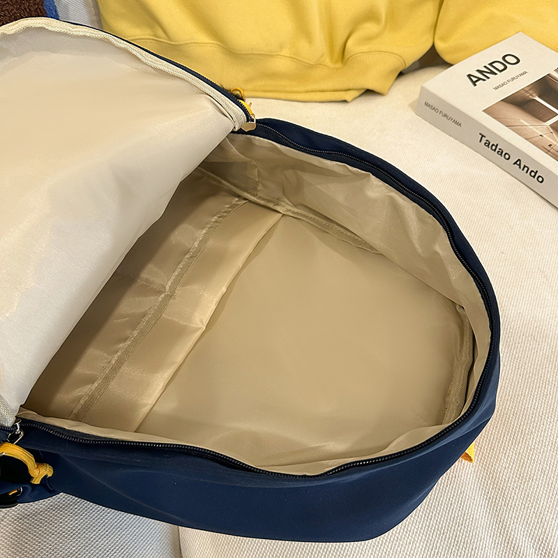 High-appearance-level schoolbags for grades 1-6, casual and simple travel bags, high-appearance-level niche design, large-capacity backpacks Specification drawing