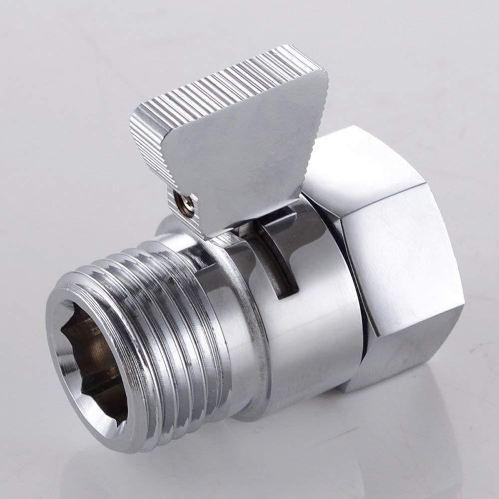 Showerhead stop valve switch connector, spray gun pause water connector, quick-opening transfer valve, flow regulator in stock details Picture