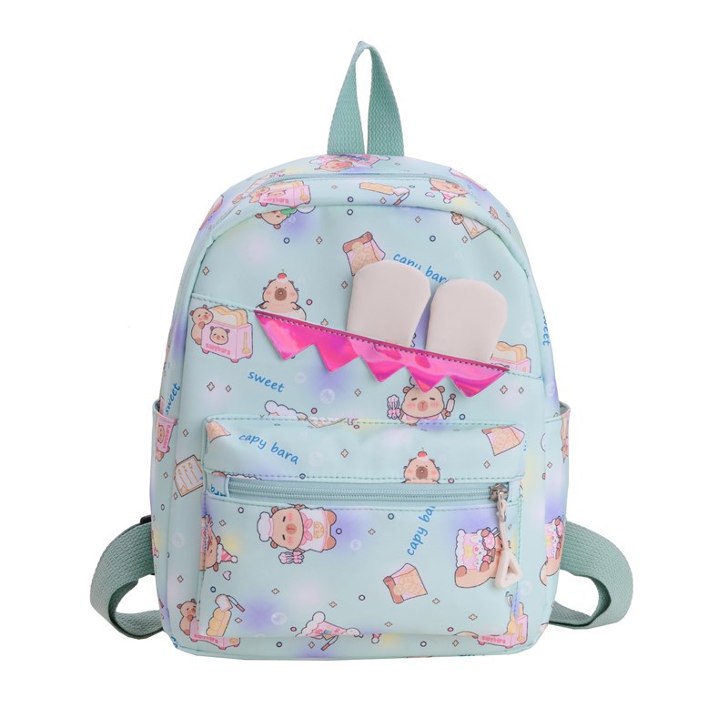 Cute cartoon lightweight backpack for primary school students, new Spring 2025 large-capacity travel backpack Item Picture