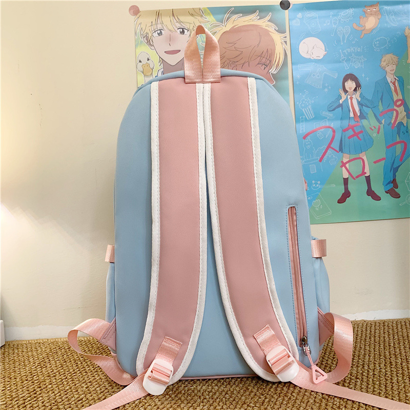 The 2025 new cute, simple and highly attractive large-capacity schoolbag for junior and senior high school students is versatile, casual and lightweight Specification drawing