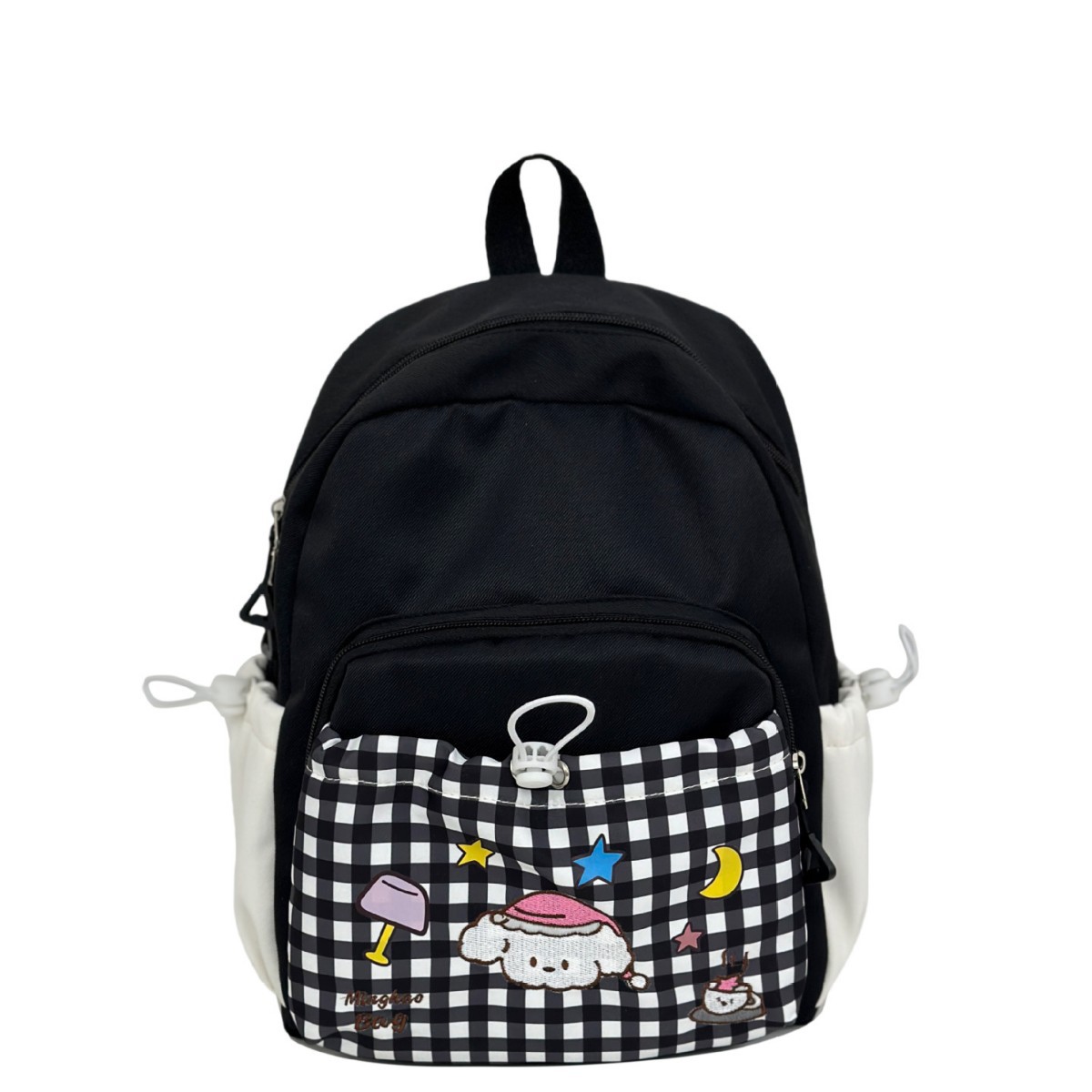 New spring lazy, personalized, versatile backpack with high appearance standards, a backpack for girls' outings, and a cute college student schoolbag Item Picture