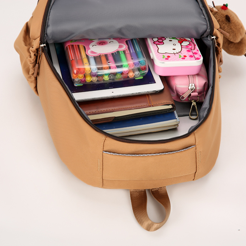 A new, cute Capibara backpack with a high level of appearance for students in grades 3 to 6. It is a casual, simple and lightweight commuting backpack Application Scenario