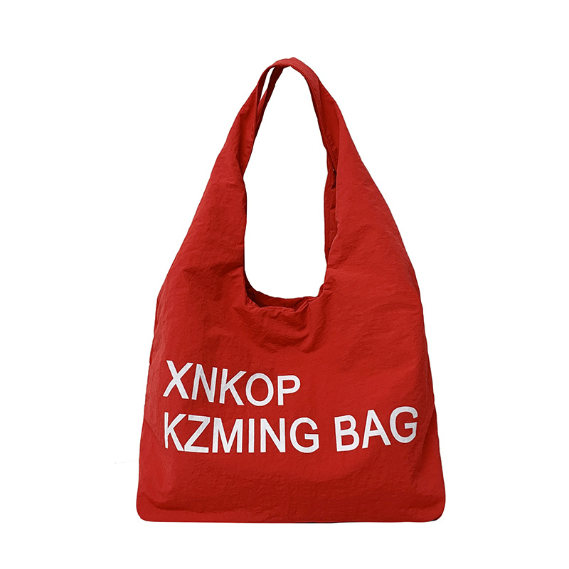 A new Korean-style ins high-look, fresh and sweet macaron-colored letter crossbody bag, casual, simple and lightweight crossbody bag Item Picture