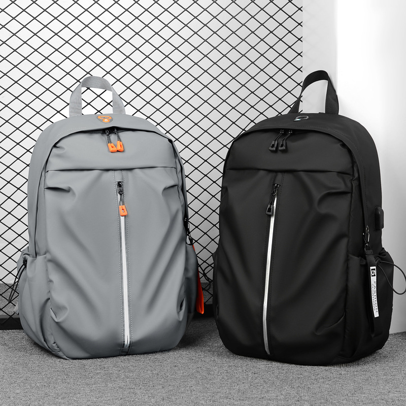 New cross-border backpacks for men, large-capacity water-resistant computer bags, backpacks, casual backpacks, and simple travel bags full figure