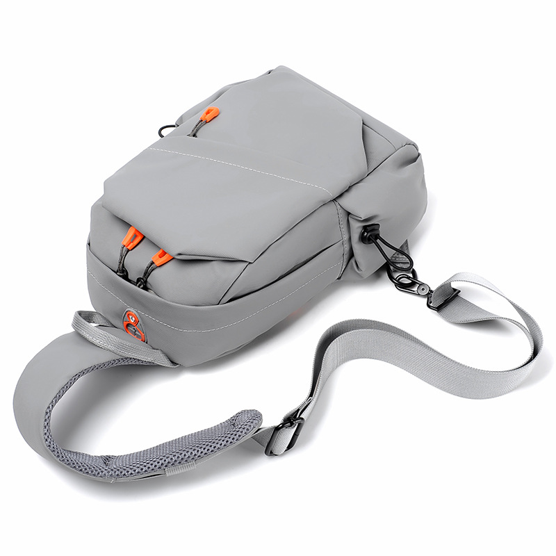 One-piece consignment of new men's crossbody bag, streetwear crossbody bag, lighten the burden, casual single-shoulder bag for men Specification drawing