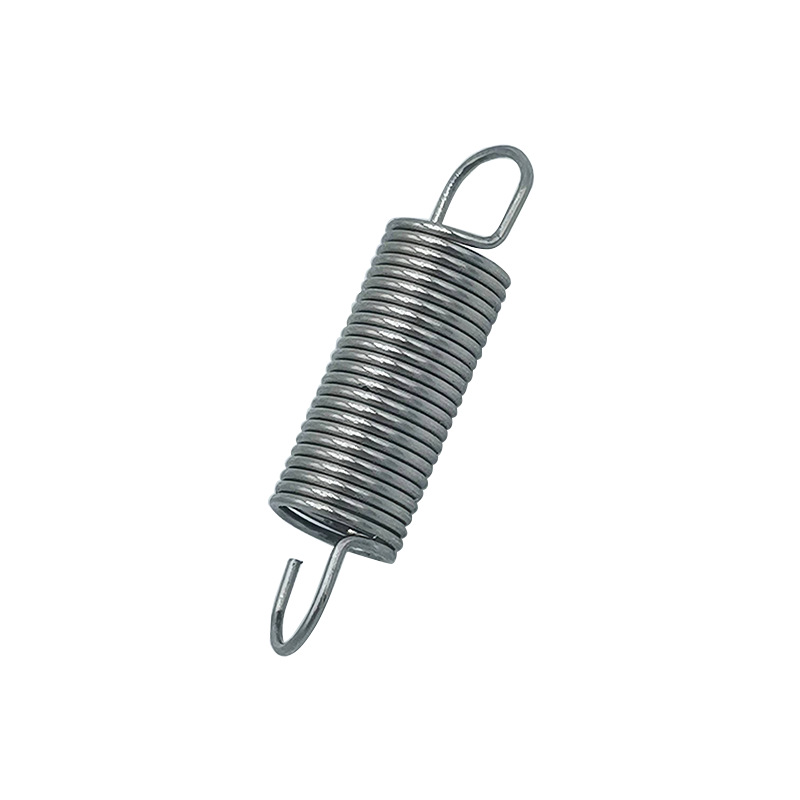 304 stainless steel tension spring, tension hook spring, trampoline spring, double round hook, large and small tension spring processing Item Picture