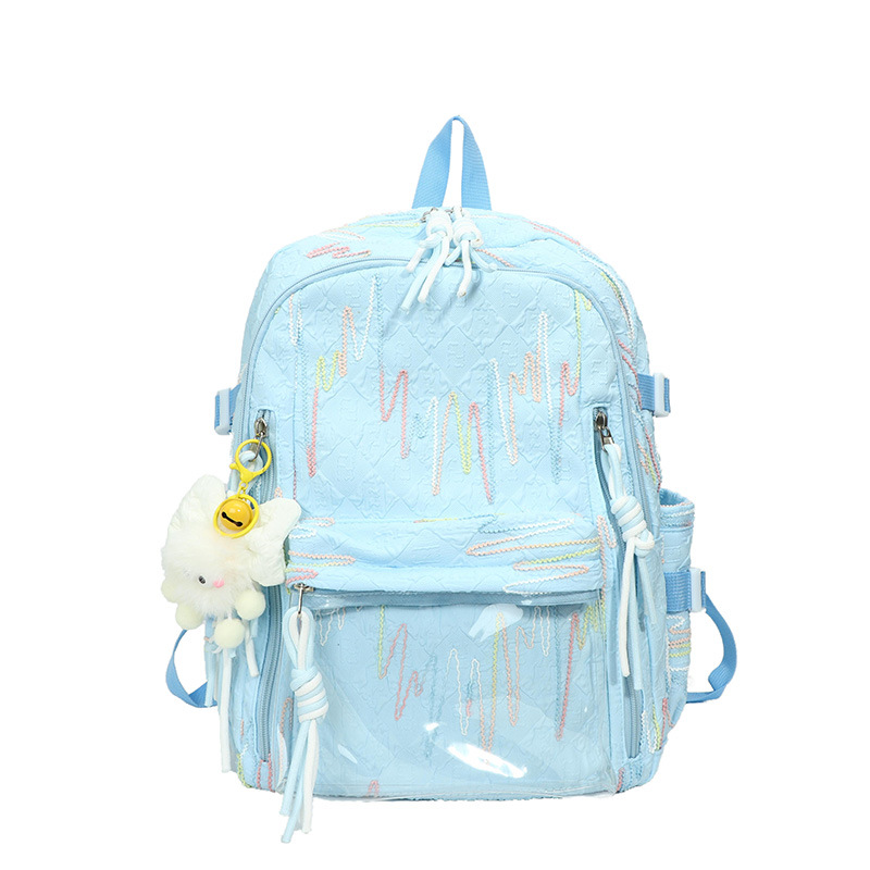 New Korean-style cute and good-looking schoolbag, college and high school backpack, lightweight and large-capacity soft girl single-shoulder bag Item Picture