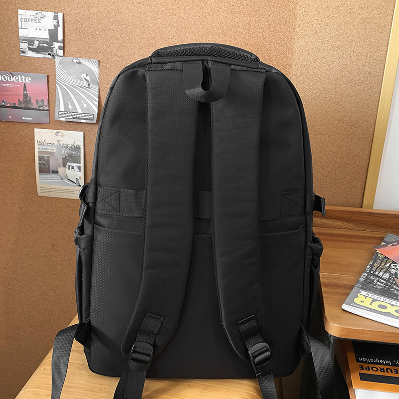 Male college student backpack for junior and senior high school travel, male ins Japanese-style large-capacity backpack for class commuting, computer backpack Specification drawing