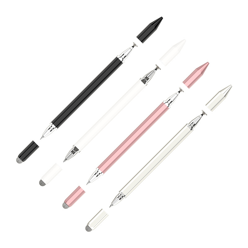 Three-in-one touch screen capacitive pen, universal touch pen for ipad, tablet and mobile phone, suitable for Apple, Huawei and Xiaomi drawing pen Item Picture