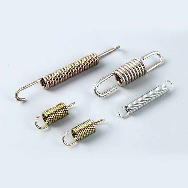 High-quality temperature-resistant double-ear hook tension spring, mechanical double-hook tension spring 304, special-shaped hook return tension spring Specification drawing