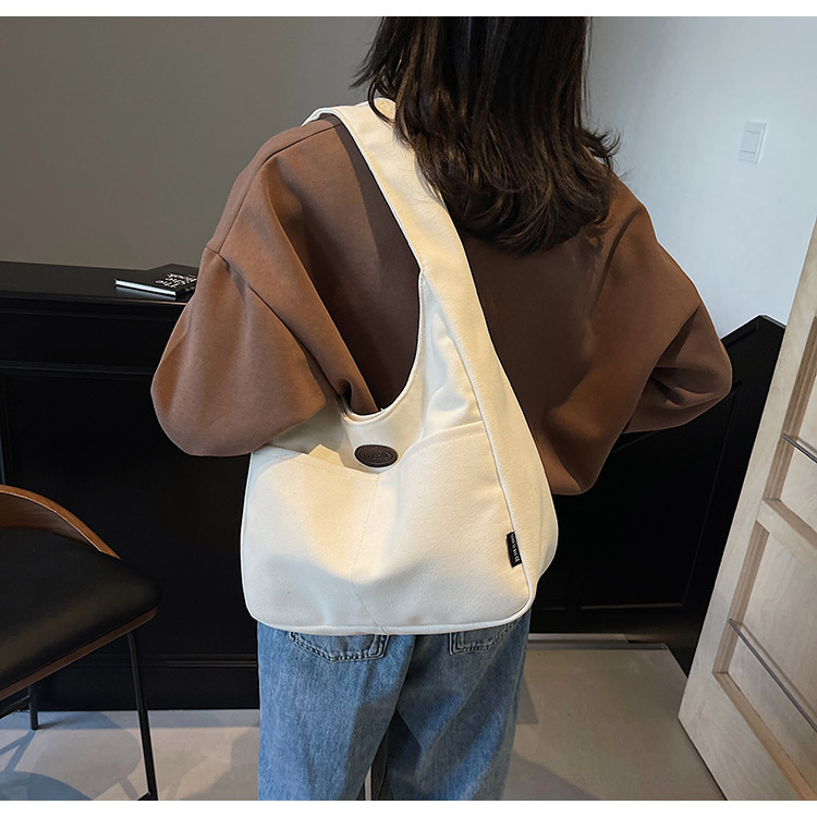 2025 New urban minimalist and niche design women's bag, personalized large-capacity tote bag, commuting fashion single-shoulder bag details Picture