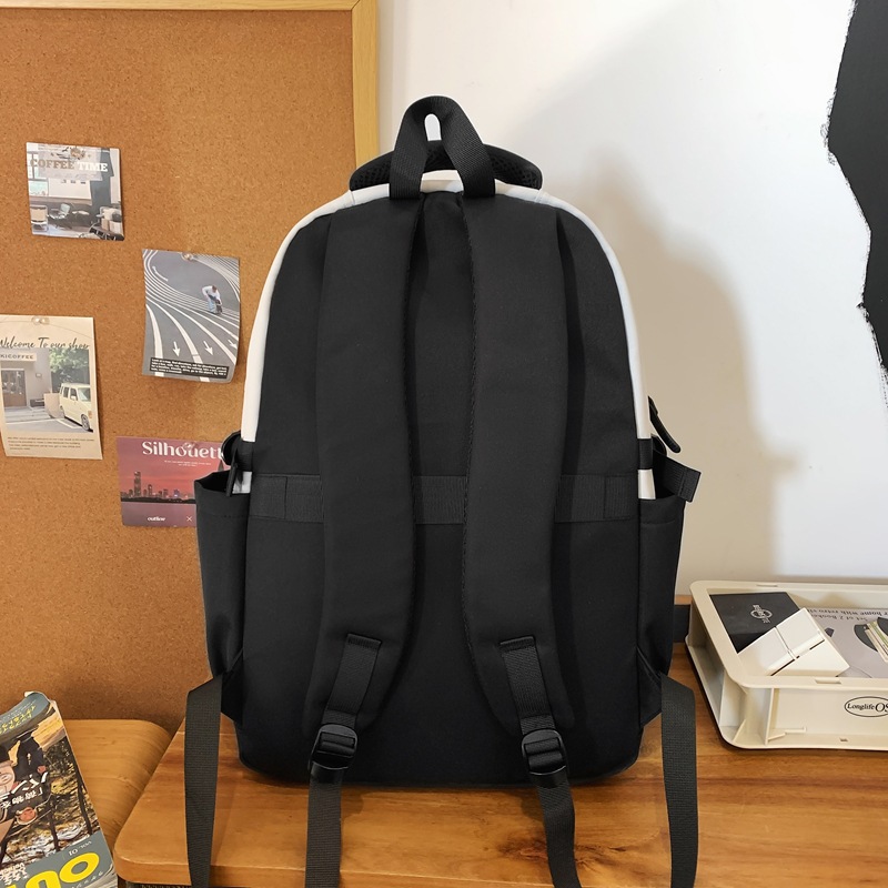 High-quality backpacks for boys, trendy backpacks for high school students, 2025 new sporty style, schoolbags for junior high school and college students, and girls Specification drawing