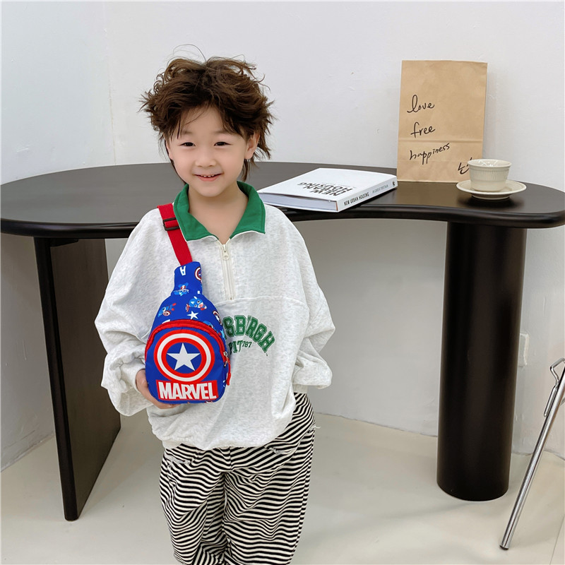 2023 New children's bags, cartoon chest bags, lightweight and fashionable travel crossbody bags for boys and girls Application Scenario