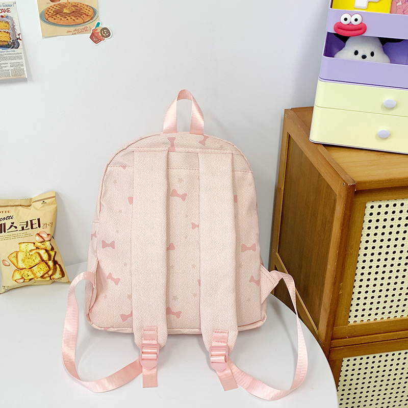 Cute cat doll schoolbag for girls, junior high school and senior high school students, travel backpack, casual and lightweight mini backpack Specification drawing