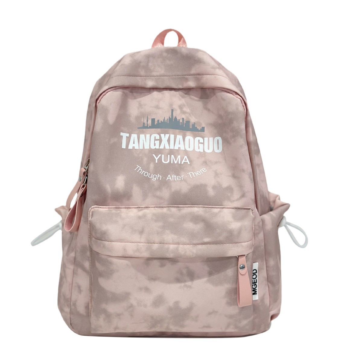 A simple, original and niche tie-dyed schoolbag designed for female college students on both shoulders. It is a versatile large-capacity backpack for women Item Picture