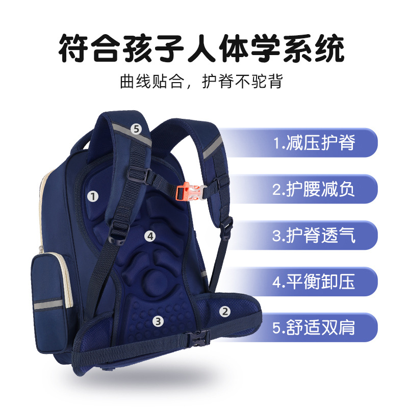 The manufacturer specializes in customizing student schoolbags with logo printing, men's and women's backpacks, children's school water-repellent backpacks, spine protection and burden reduction Application Scenario