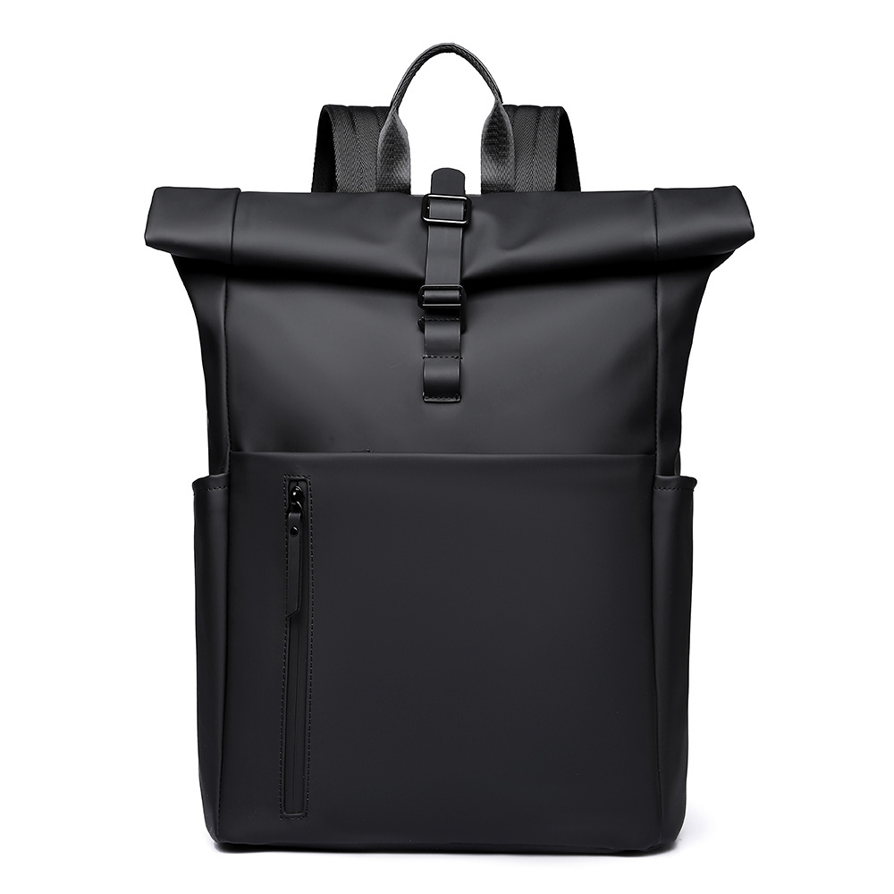 New style backpacks for outdoor leisure, men's commuting to work, computer bags, travel bags, trendy rolled-up travel backpacks full figure