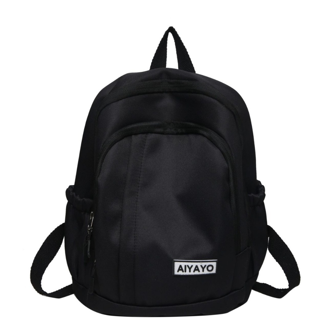 The new schoolbag is a simple solid-color small backpack for female college students. It features a Japanese Instagram style, a soft and cute girl, and mini shoulders Item Picture