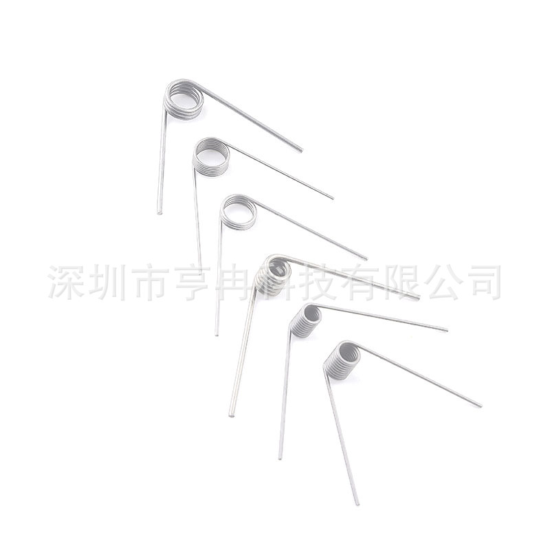 304 stainless steel torsion spring wire diameter 0.7, outer diameter 4.5-5.0 right-rotating torsion spring, torque torsion spring 60°-180° Item Picture