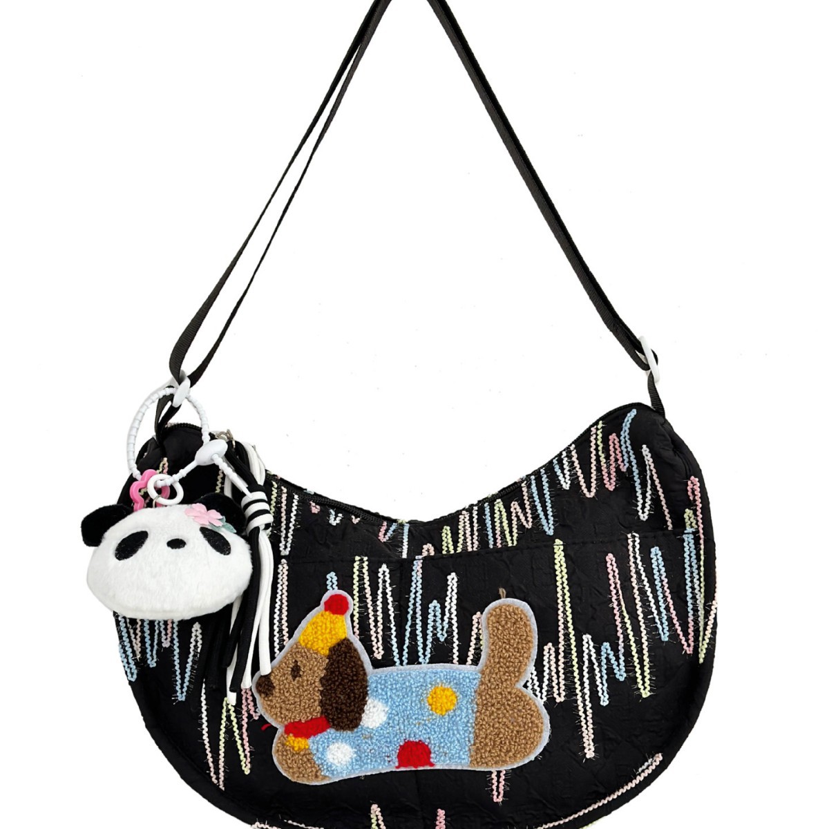 The new stylish and simple Japanese crossbody bag from ins is a versatile and niche single-shoulder bag for girls. It's cute and has a large capacity Item Picture