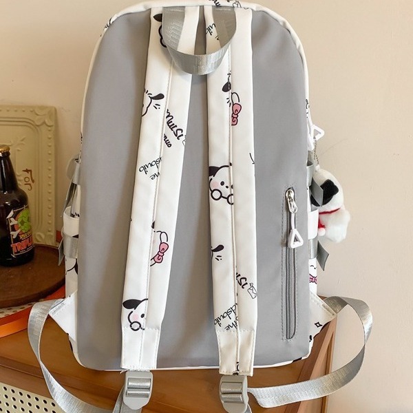 Japanese Ins-style schoolbag for girls, cute 2024 new backpack for junior high school students, large-capacity backpack for female college students Specification drawing