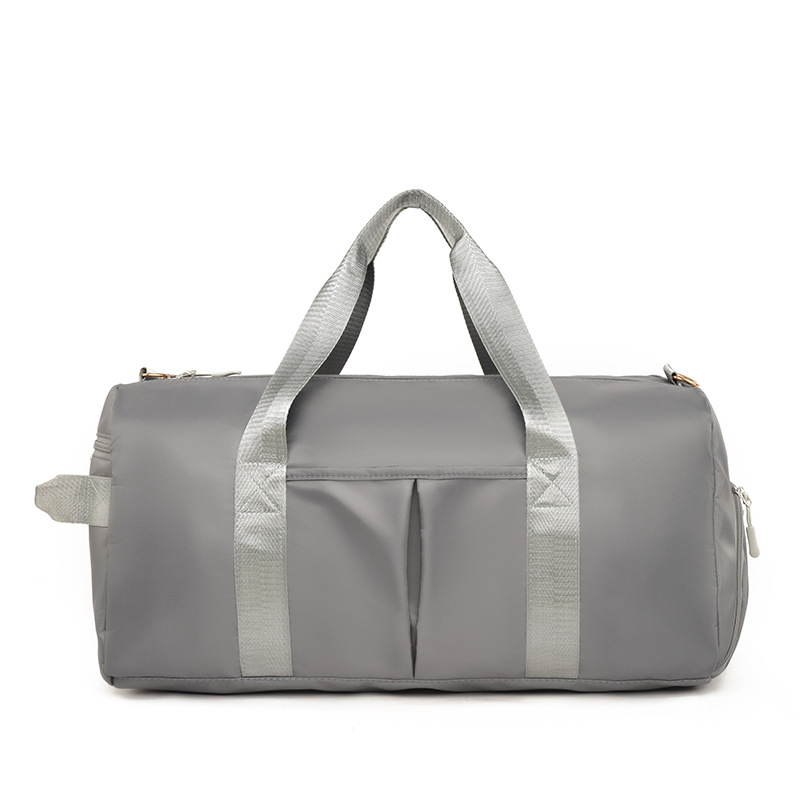 Multi-functional portable fitness bag, women's convenient multi-compartment outdoor leisure travel bag, large-capacity single-shoulder luggage bag Item Picture