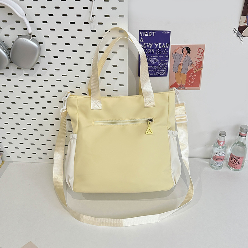 High appearance level ins forest-themed crossbody bag, sweet color contrast new primary school after-school tutoring handbag, lightweight and versatile backpack Specification drawing