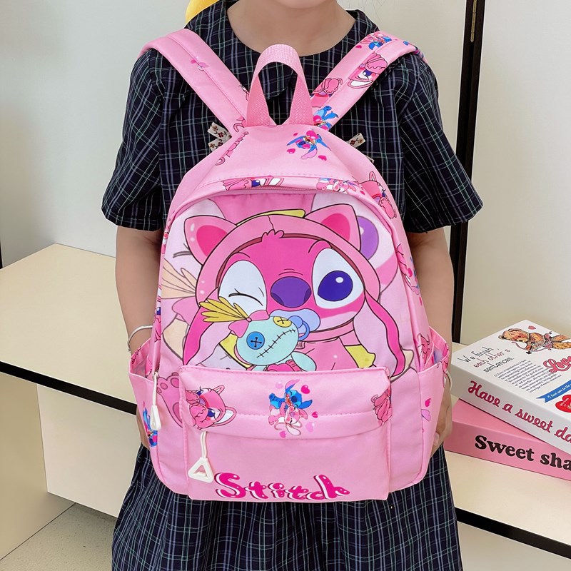 New cartoon and fresh backpack, Teddy backpack, large-capacity schoolbag, backpack for junior and senior high school, lightweight backpack Application Scenario