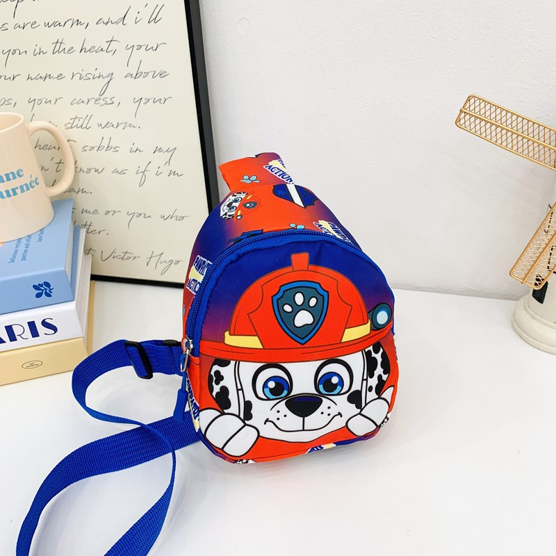 2025 New children's bag ins Korean version spring and summer cartoon boys' and girls' light and fashionable crossbody bag for going out Specification drawing