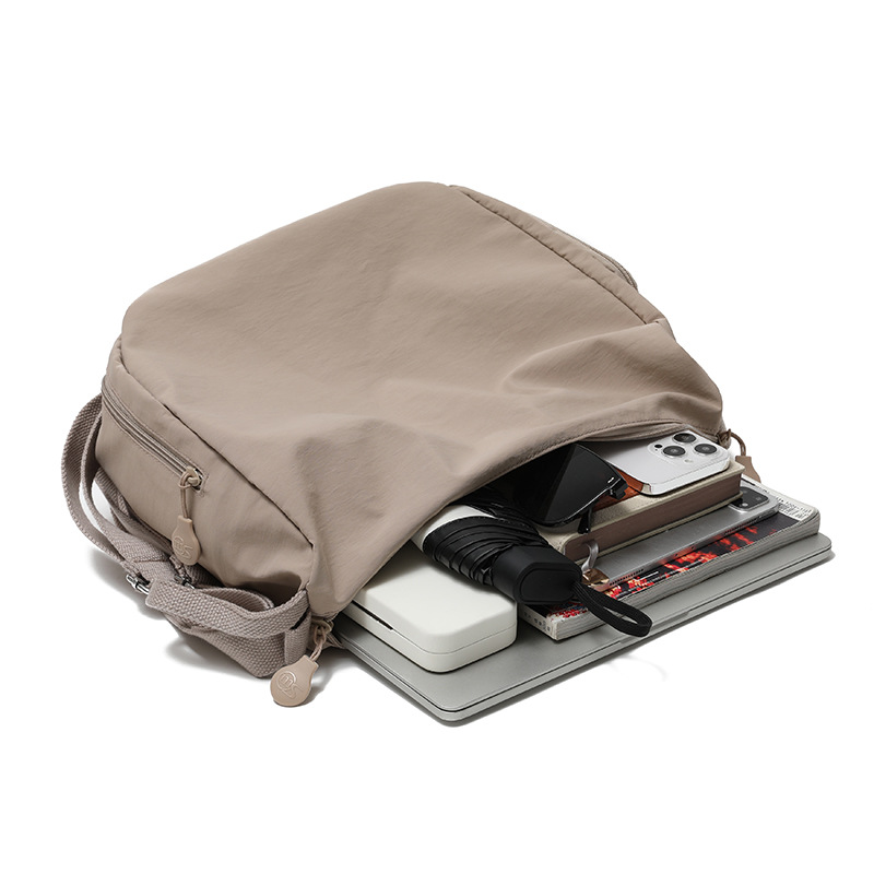 A new women's casual backpack with a forest style, ins solid color, three-in-one, simple and lightweight travel and mountaineering backpack Application Scenario