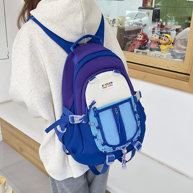 2025 New high-appearance-level schoolbag, niche design sense backpack, sweet and cool backpack, large-capacity casual backpack full figure