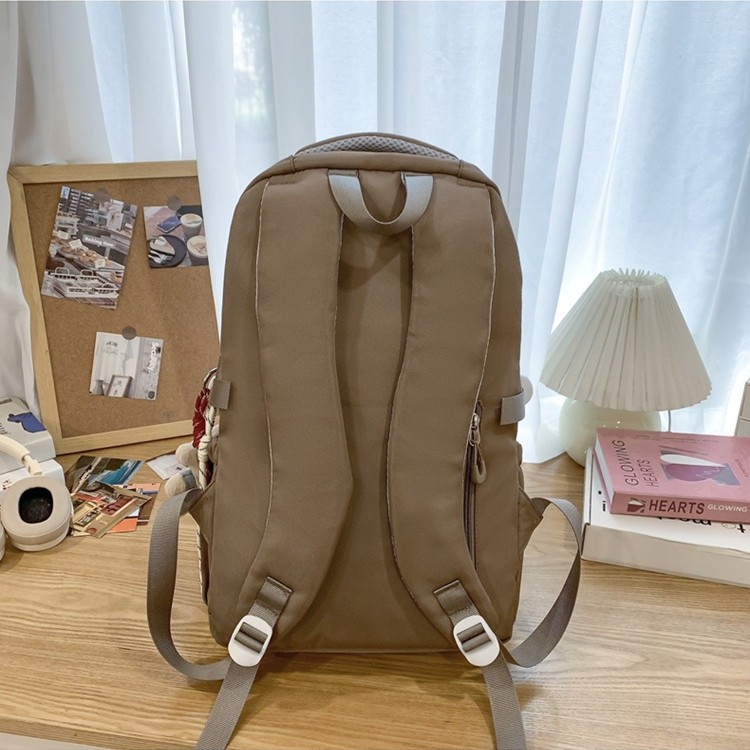 High appearance level, ins style, Korean color contrast, multi-layered lightweight backpacks for boys in grades 3 to 6 on campus Specification drawing