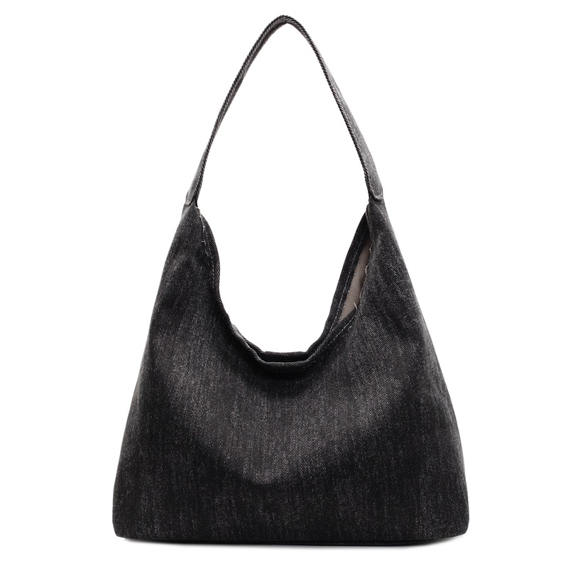 Intellectual, simple and casual commuting tote bag, new summer style, niche and individual underarm bag, retro and simple single-shoulder bag Item Picture