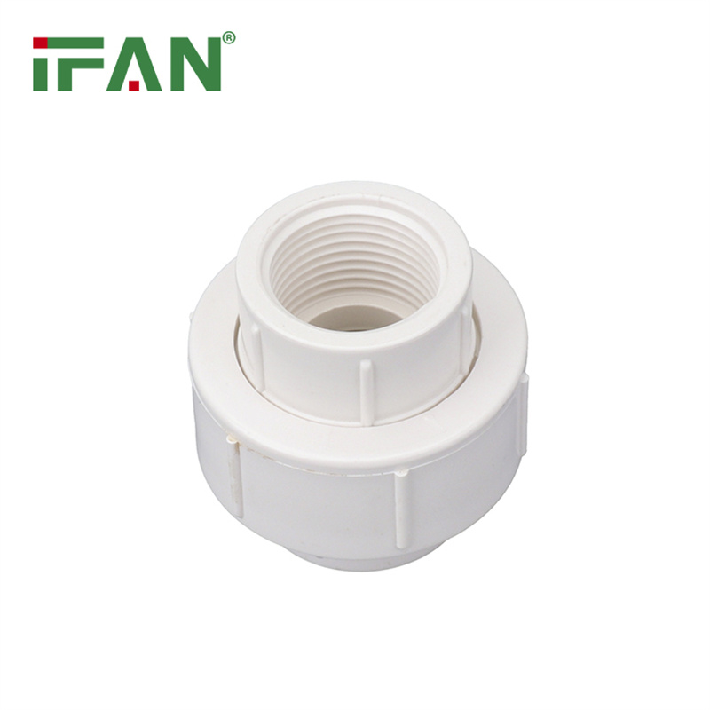 IFAN BST UPVC Thread Socke Nipple Plumbing PVC Pipe Fittings白底实物图
