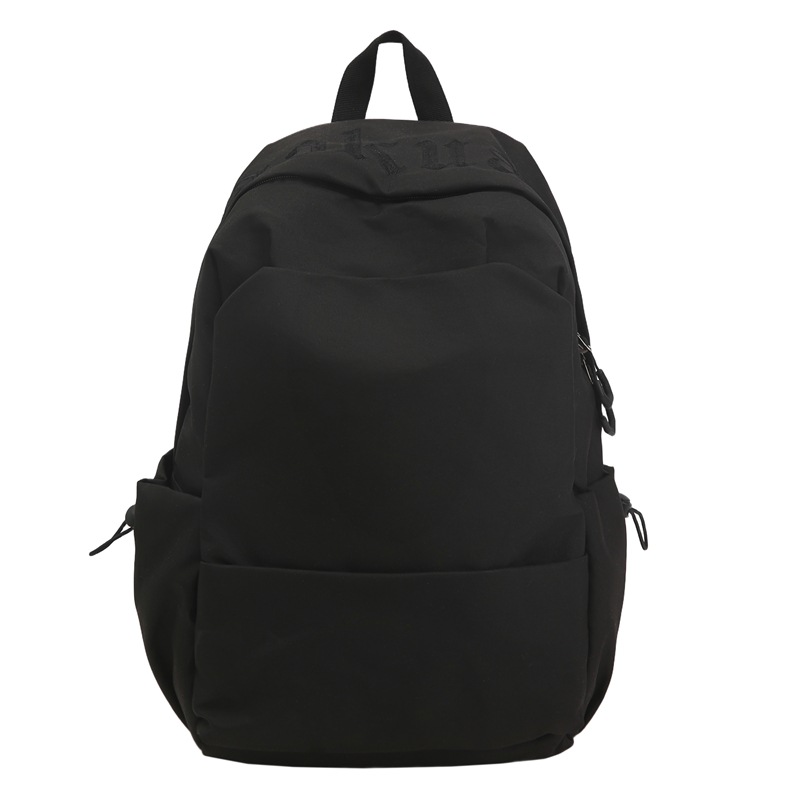A new Korean-style ins high-appearation-level solid color simple backpack for couples, a lightweight travel and mountain climbing backpack with large capacity Item Picture